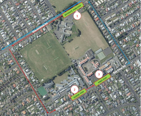 Orbus bus 40c route locations Bathgate, Kings and Queens High School