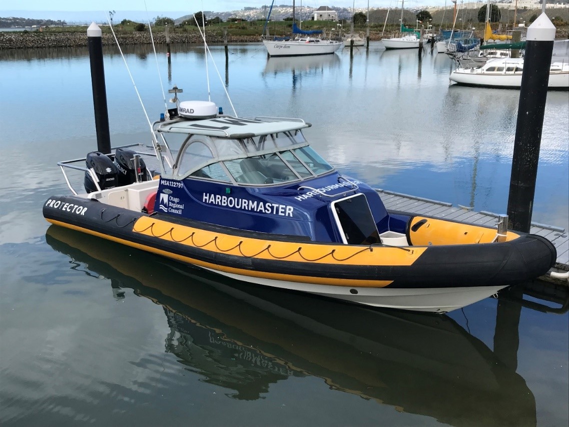 New Harbourmaster vessel - 3 tonne Rayglass Protector