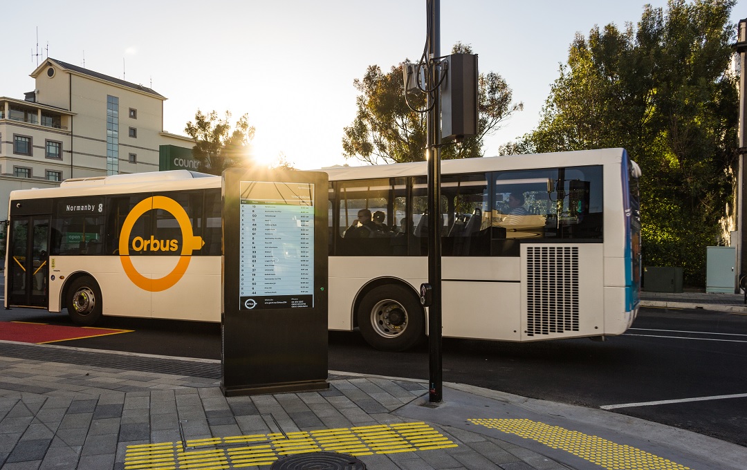 Bus at Dunedin Bus Hub