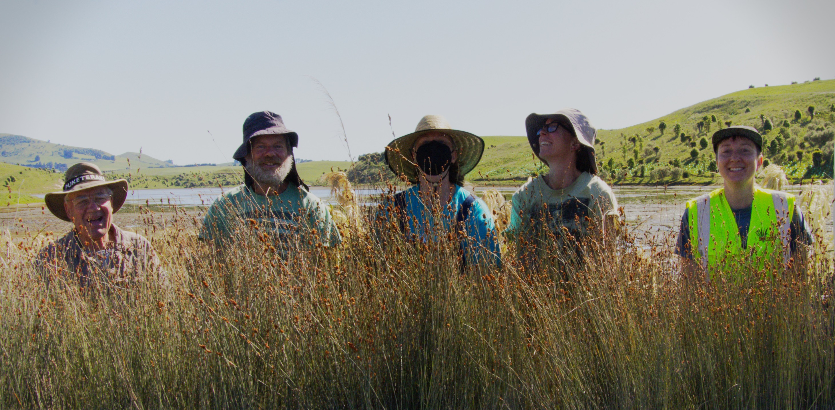 Part of the planting team