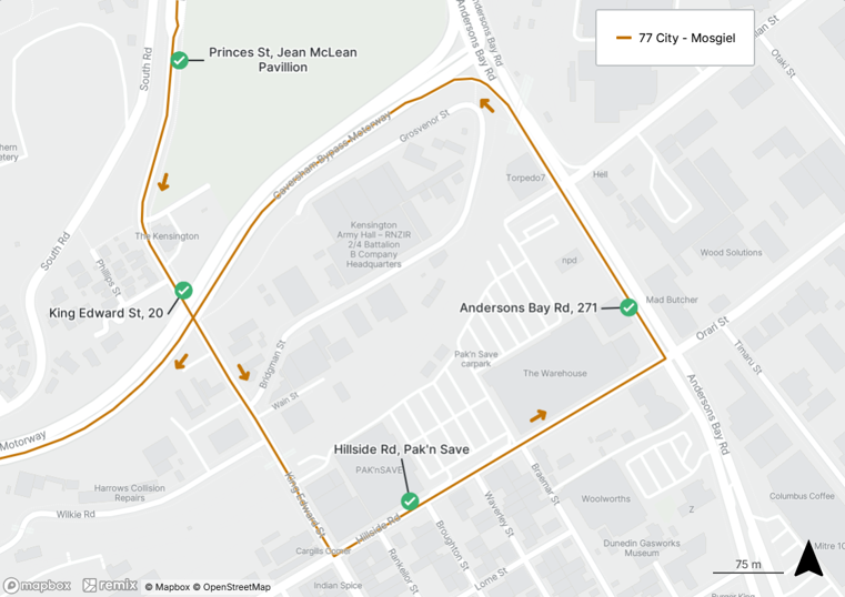 City to Mosgiel