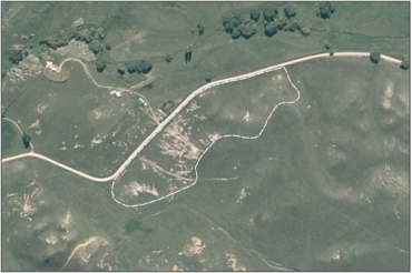 Aerial View of Galloway No.2 Inland Saline Wetland Management Area (March 2005)