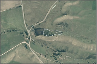 Aerial View of Gilmour Road Marsh (March 2005)