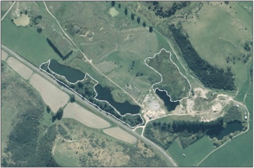 Aerial View of Island Block Pond Marshes (April 2006)