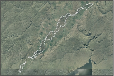 Aerial view of Upper Taieri Wetlands Complex, Paerua to Canadian Flat (March 2006)