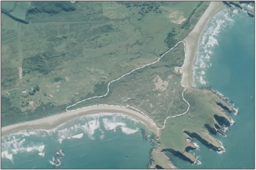 Aerial View of False Islet Wetland Management Area (2006)