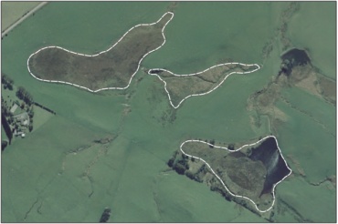 Aerial View of Hazeldale Fens (March 2006)