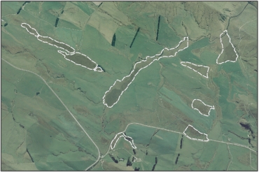 Aerial view of Three Stones Fen Complex (March 2006)