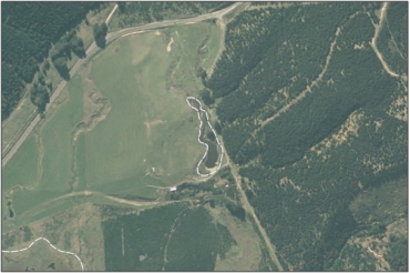 Aerial View of Shag Point Dam Margins (March 2005)