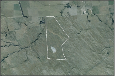 Aerial view of Sutton Salt Lake Wetland Management Area (March 2006)