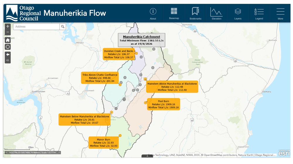 Screenshot of Manuherikia catchment data on Otago Maps.png