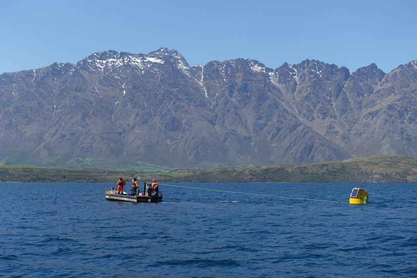 Lake Whakatipu Buoy Being Deployed In November 2022 C