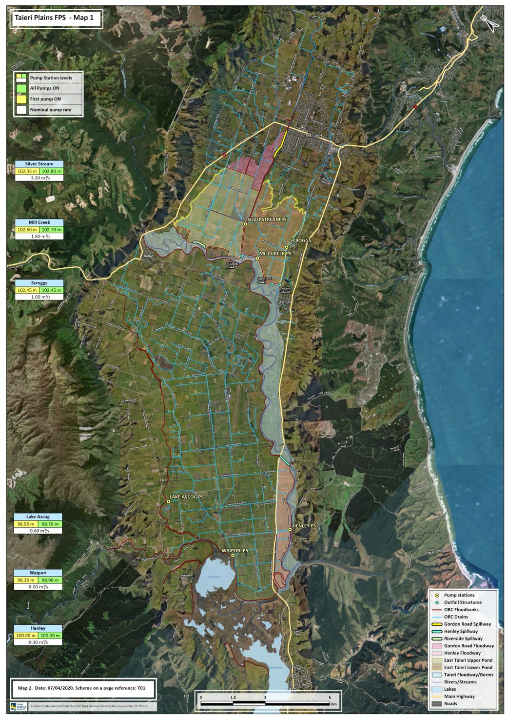 Figure 1: Taieri Flood Protection Scheme