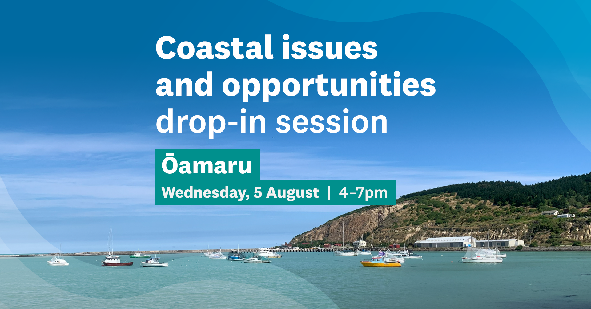 Ōamaru Coastal Engagement 2026 Drop In Session Event Cover 260625