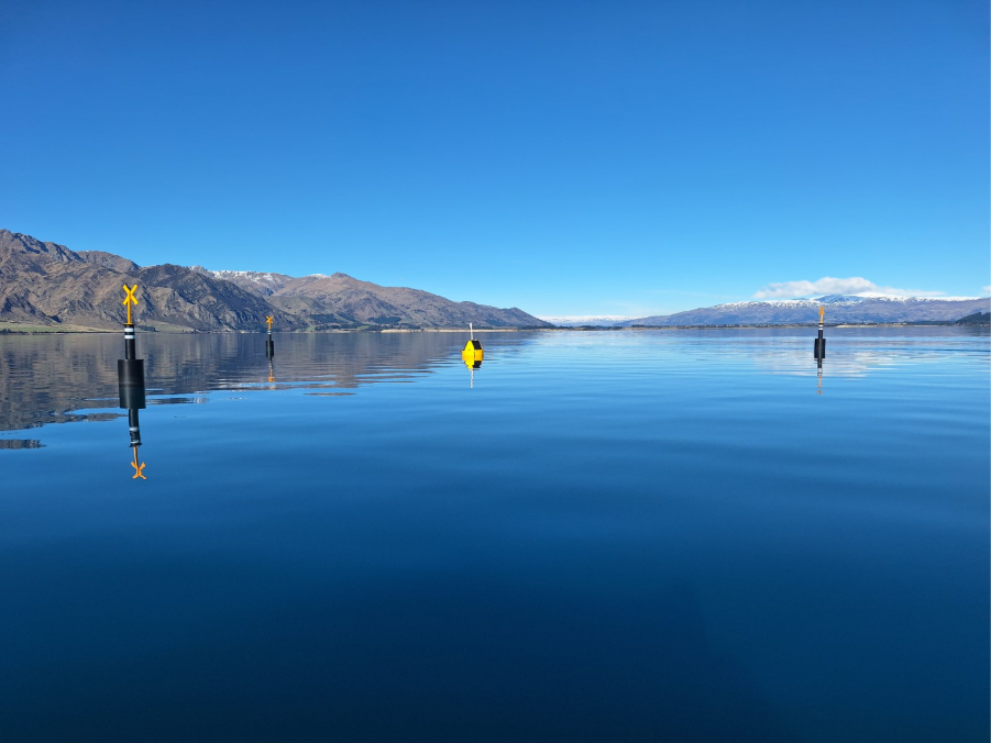 Lake Hāwea Deep Lakes Water Monitoring Buoy August 2026 Deployed