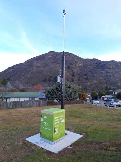 The New Permanent Monitoring Station In Frankton Monitoring Station 7 July 2025