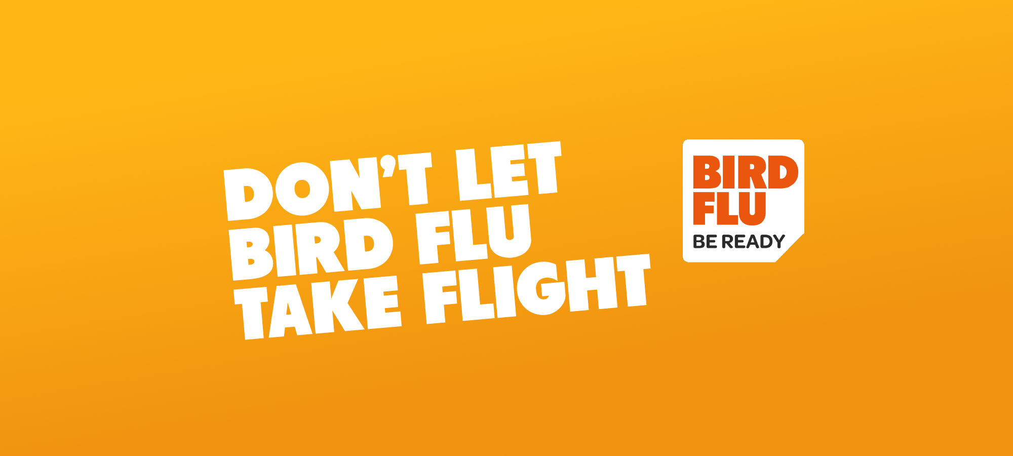 MPI HPAI Bird Flue Ready Dont Let Bird Flue Take Flight Banner 2000X900