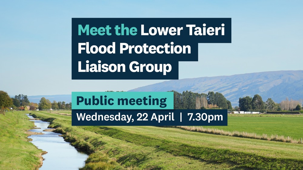 Lower Taieri’S Flood Protection Liaison Group Public Meeting 2026