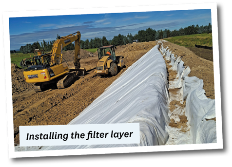 Installing the filter layer