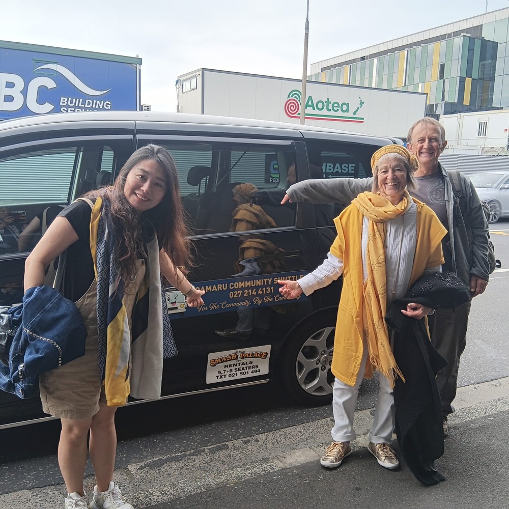 Passengers Enjoying Oamaru Community Shuttle