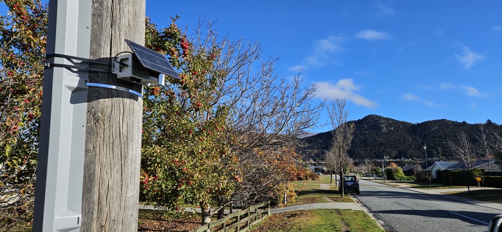 One Of 10 Outdoor Air Quality Monitors Deployed On The Streets Of Wānaka And Lake Hāwea