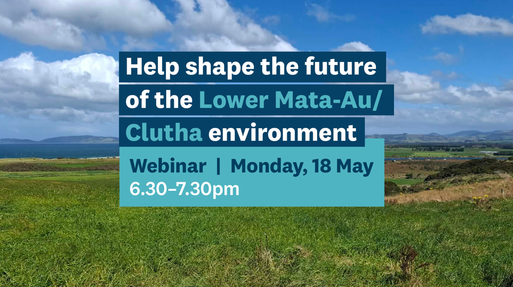 EIT ICM Lower Clutha Mata Au Event Cover May 2026