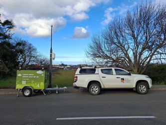 ORC’S Mobile Air Quality Monitoring Station Deployed To Ōamaru In August 2026 Aq Monitoring Trailer