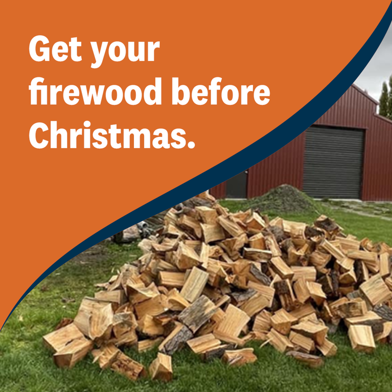 Burn dry breathe easy tip: Get your firewood before Christmas