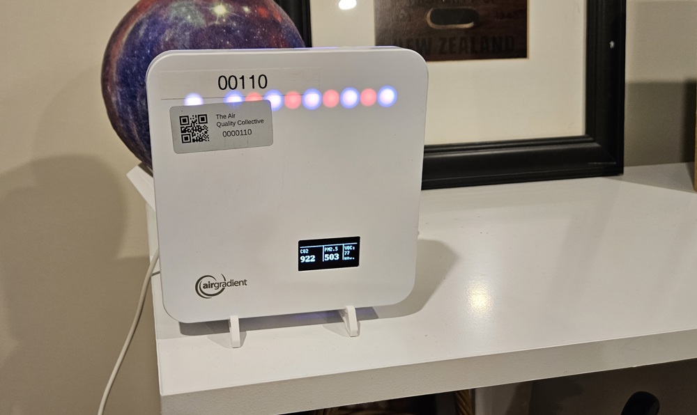One Of The Indoor Air Quality Monitors Used By The Community Volunteers