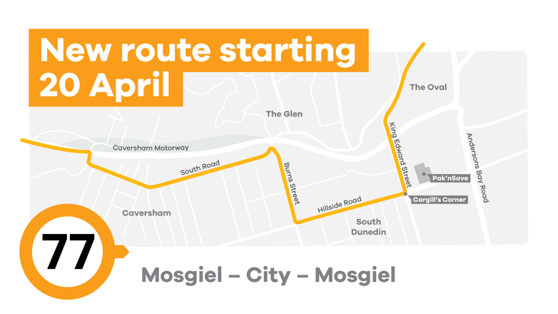 New route starting 20 April 2026