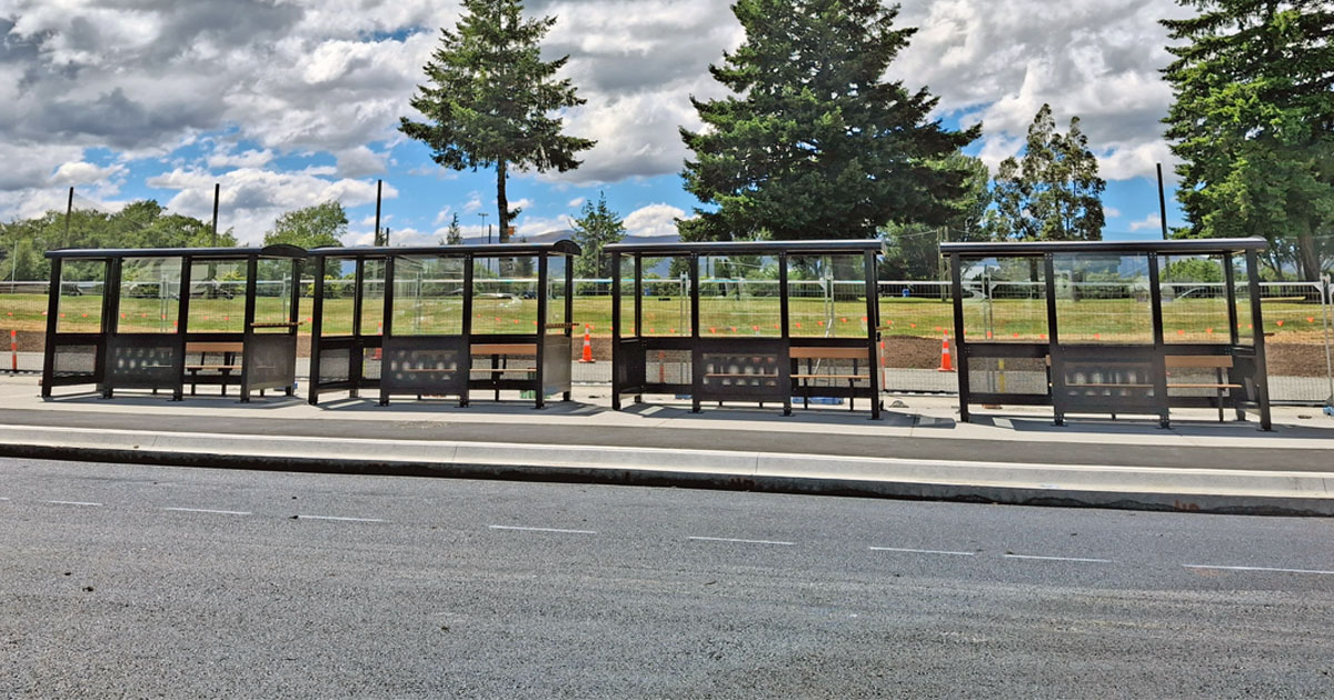 Frankton bus stop hub
