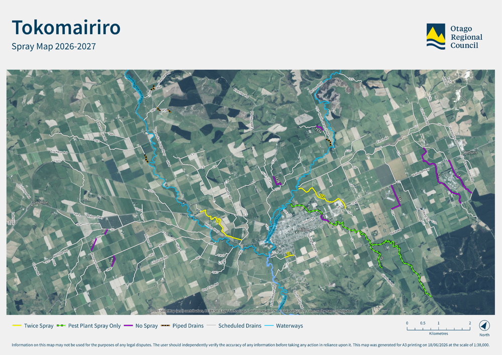 A3L Tokomairiro Spray Map 26 27